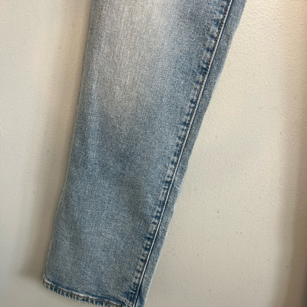 Old Navy Girls Sz 16 Blue Jeans Straight Ankle Built in Flex Adjustable Waist - Picture 2 of 14